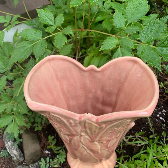 SOLD McCOY Art Deco Butterfly Vase - Picture 3 of 14